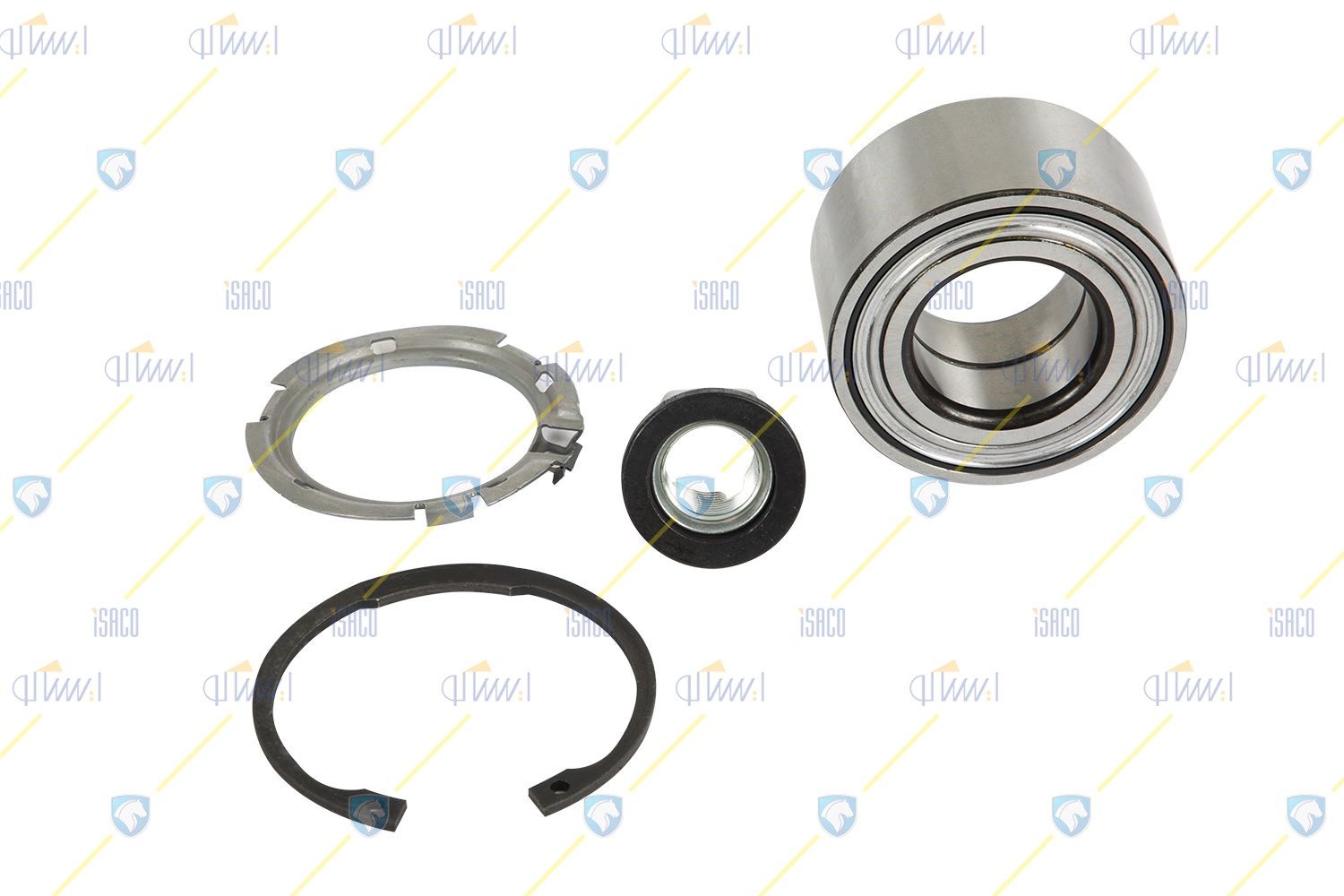کیت کامل بلبرینگ توپی چرخ جلوبارینگ ومهره 405